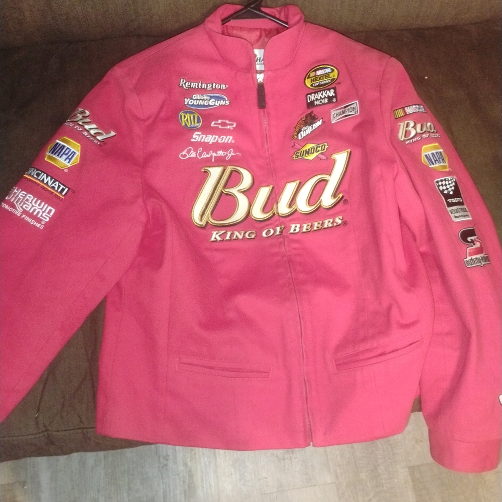 Budweiser Racing Jacket in Bold Red